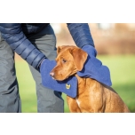 Digby & Fox kuivatuskinnas koerale "Towel Glove" / tumesinine