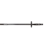 Nahast ratsmed "Wax" / must, full (140cm)