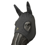 Teraapiline kõrvadega mask hobusele "Wahlsten Healing Titanium" / must