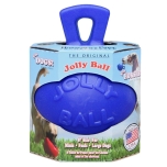 Õunalõhnaline mängupall hobustele ja koertele "Jolly Ball" / sinine